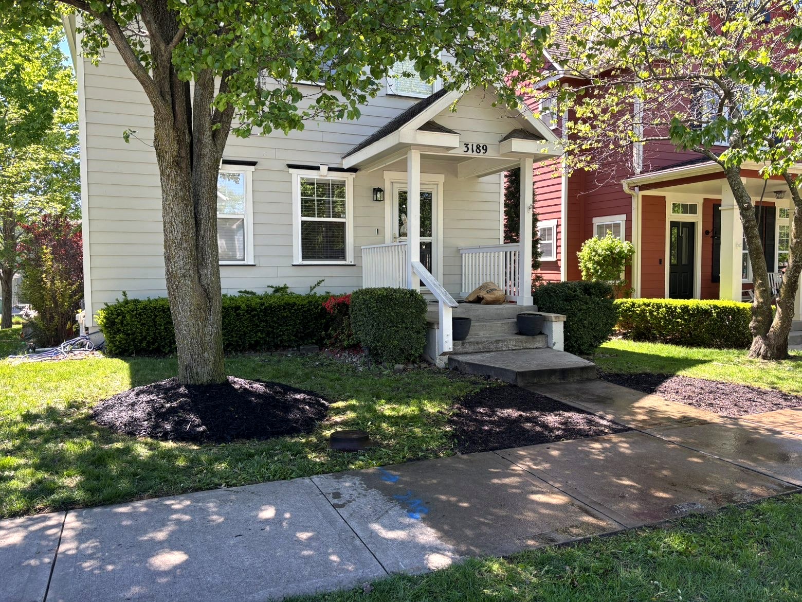 Refreshed Front Yard Beds
